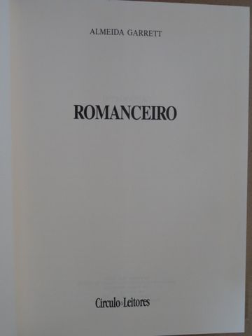 Romanceiro de Almeida Garrett