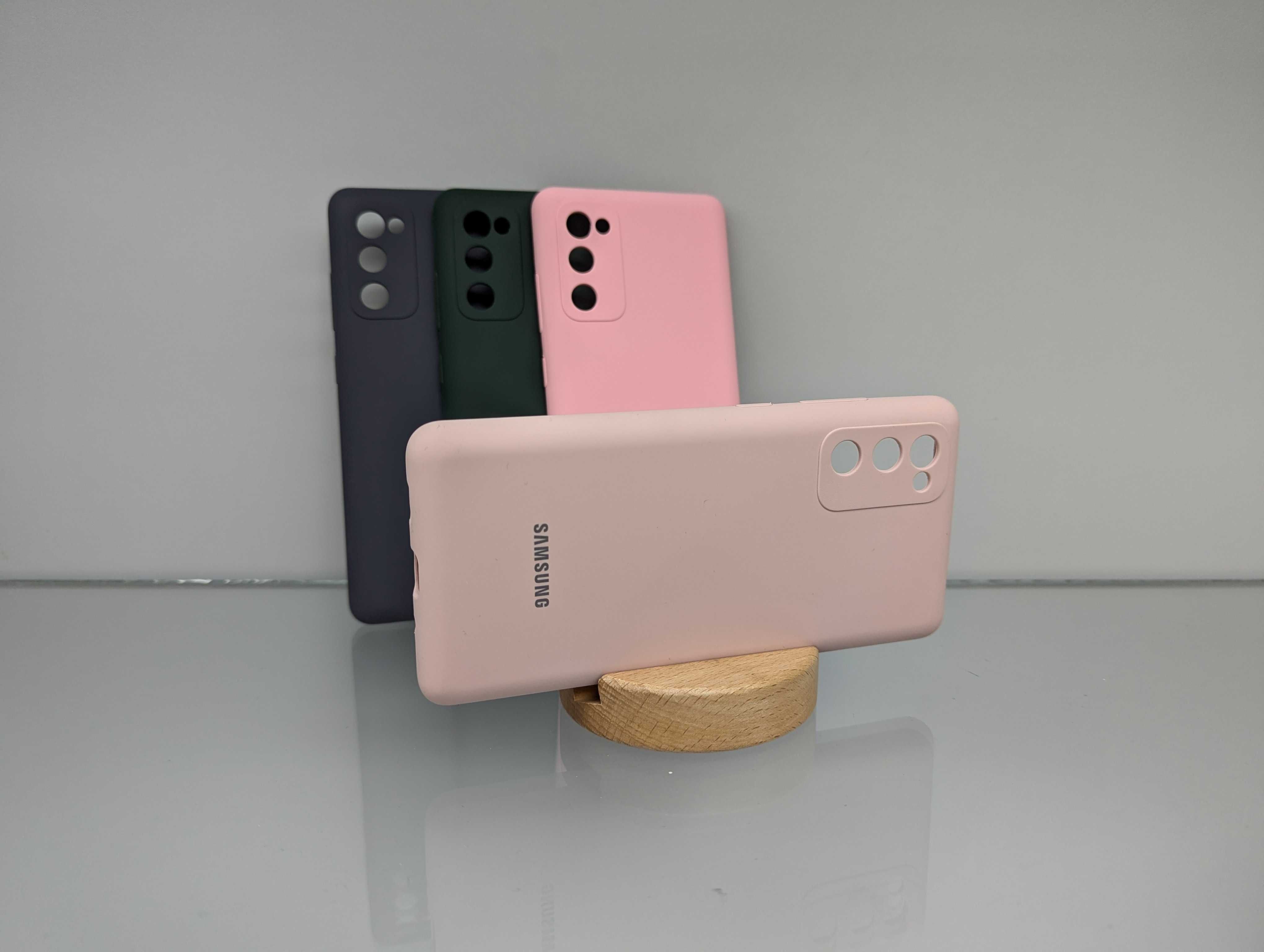Топ! Samsung S20 FE Премиум софт тач с логотипом чехол чохол