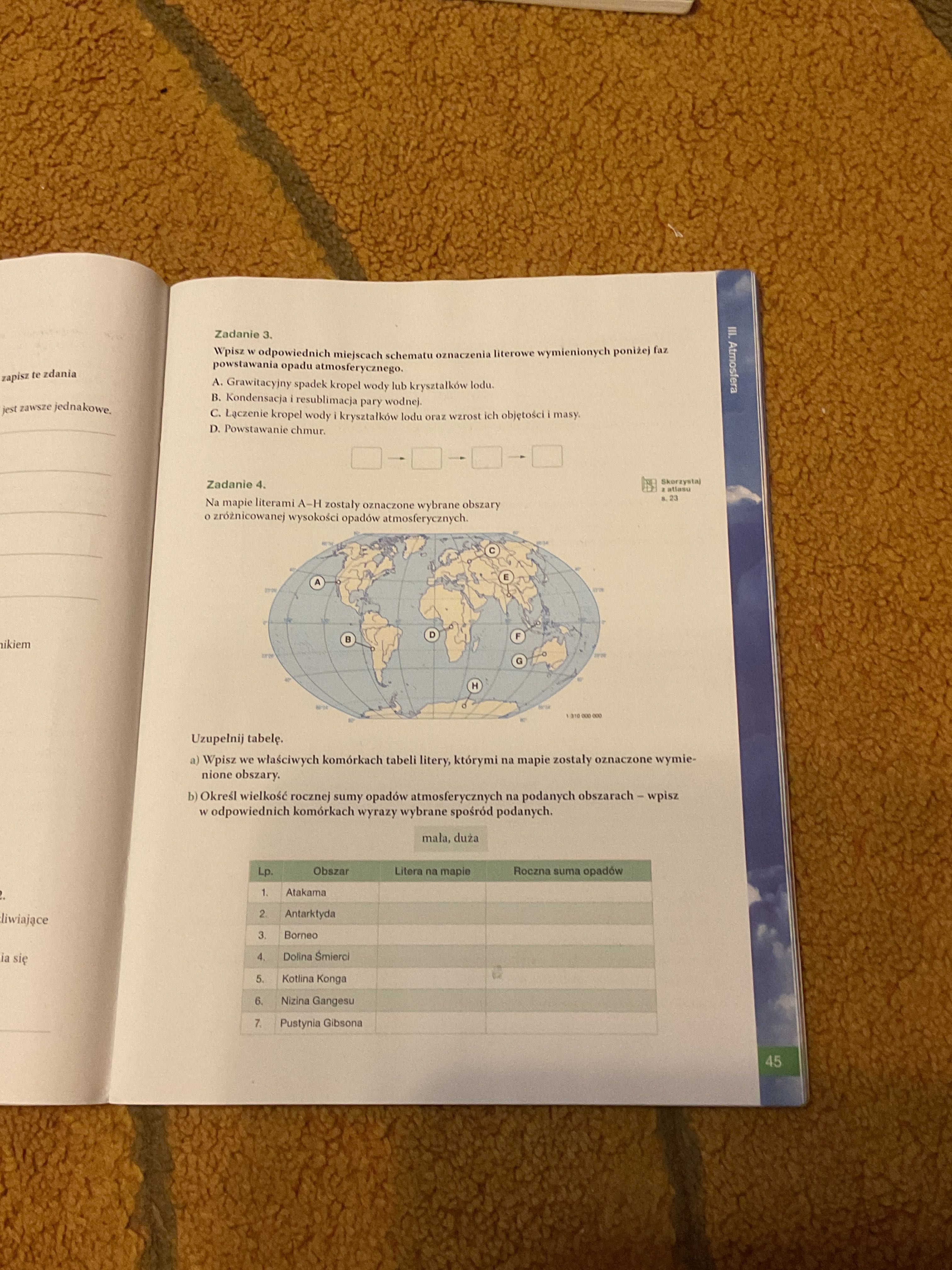 Oblicza geografii 1 karty pracy