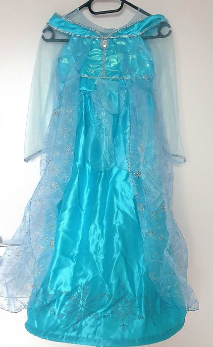 ELSA, sukienka karnawałowa, DISNEY STORE Paris, 7-8 lat