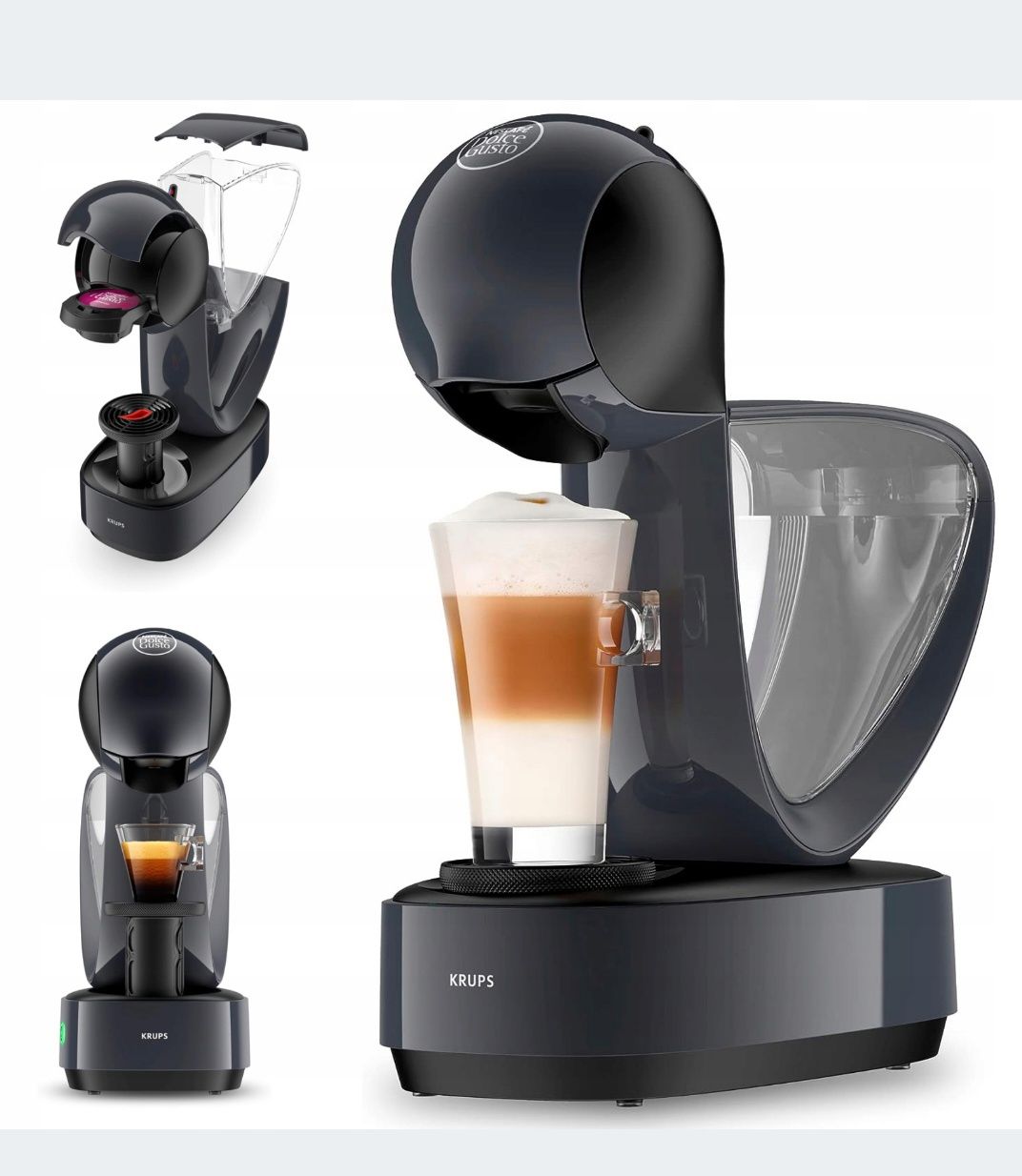 Ekspres kapsułkowy Krups Dolce Gusto Infinissima 15 bar czarny