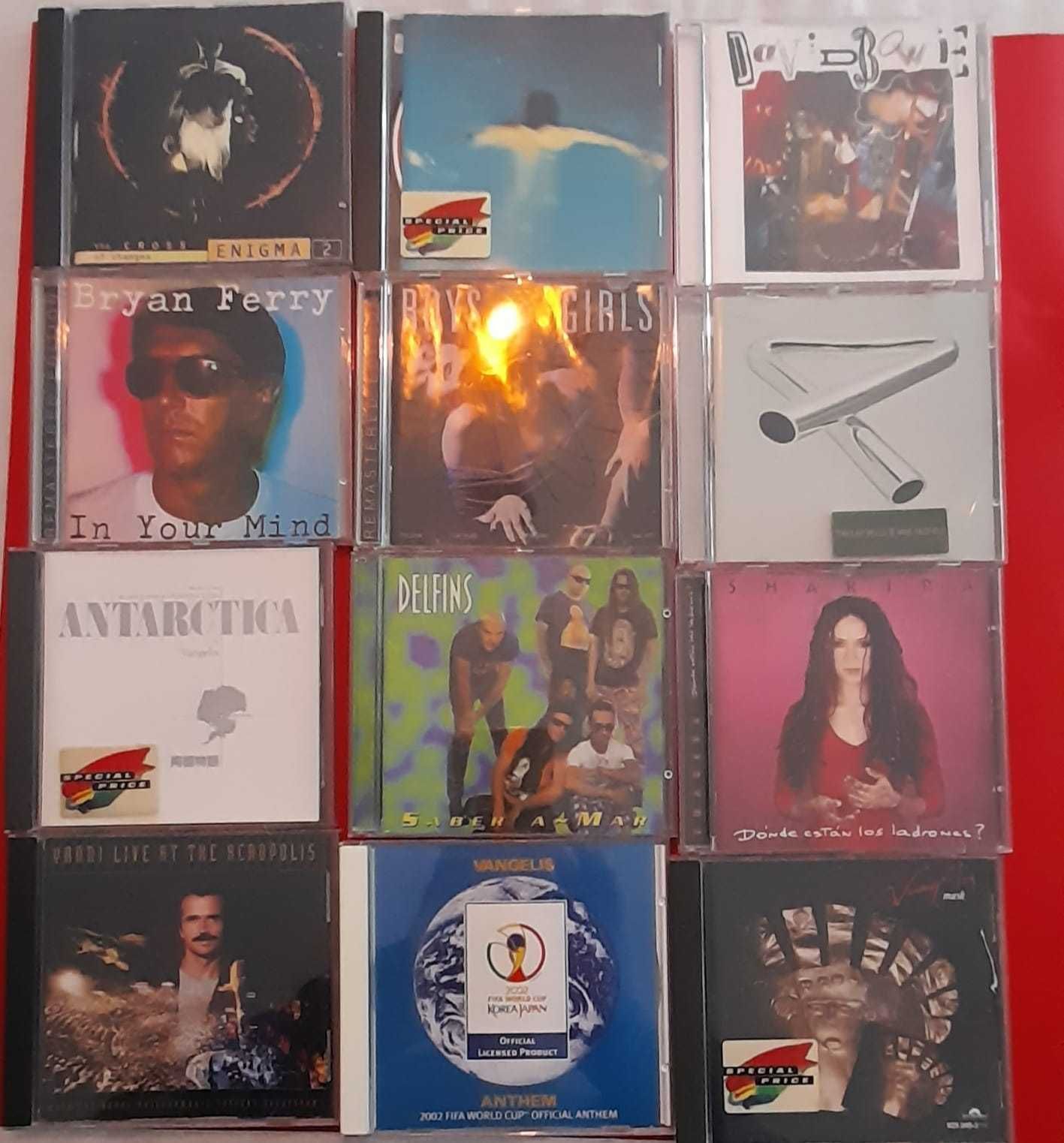 Conjunto de CDs Musica  Portuguesa e Inglesa  Diversos