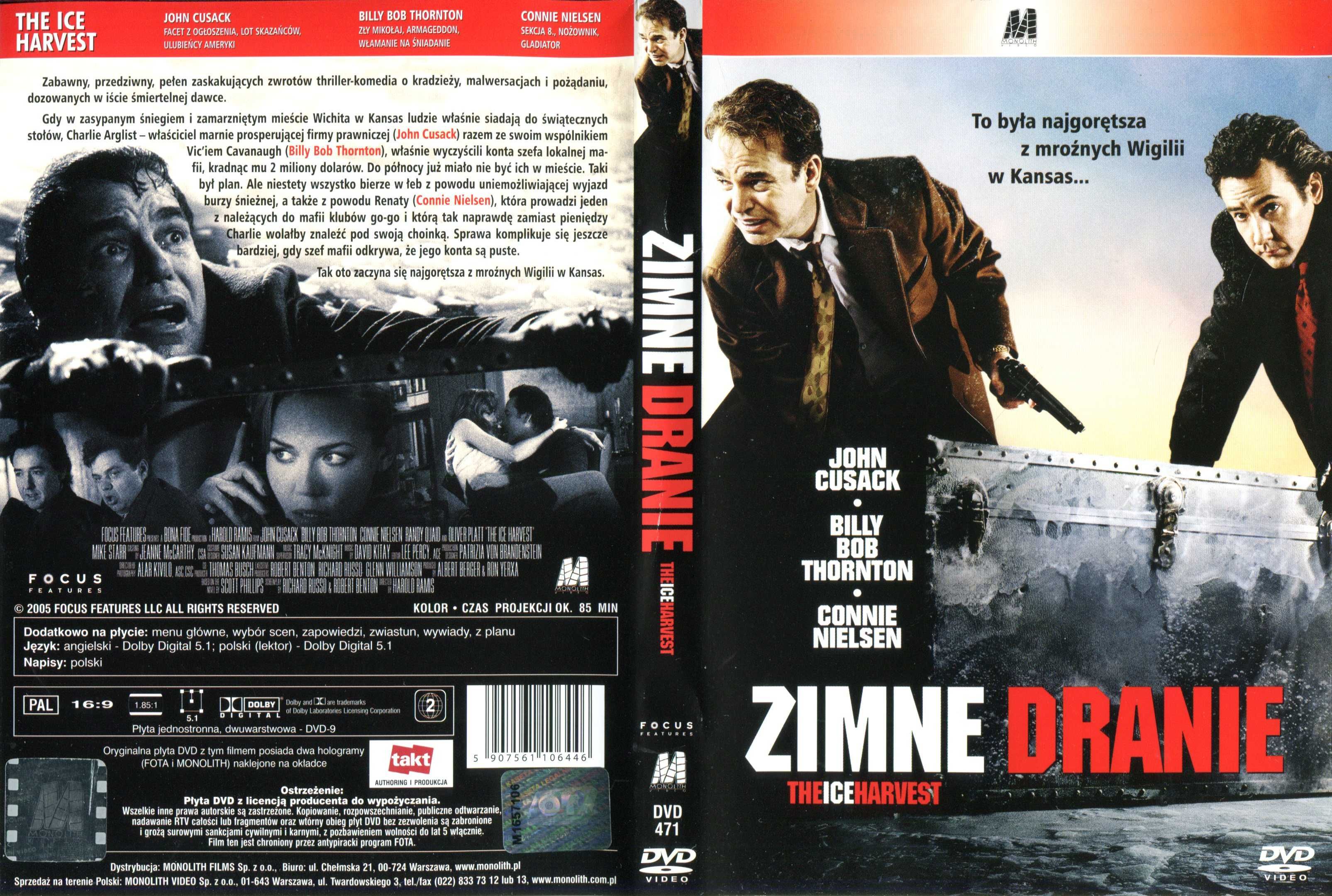 Zimne dranie płyta dvd