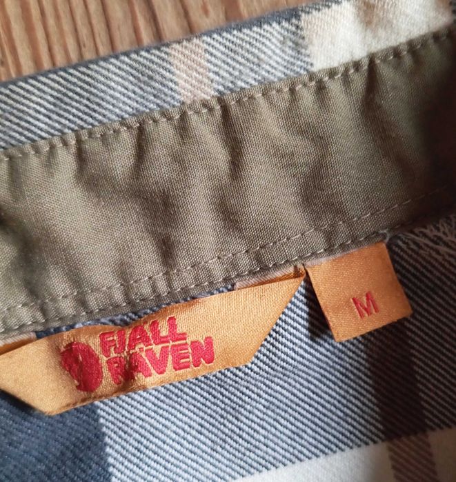 Fjallraven koszula w kratę, bawełna, rozm.M