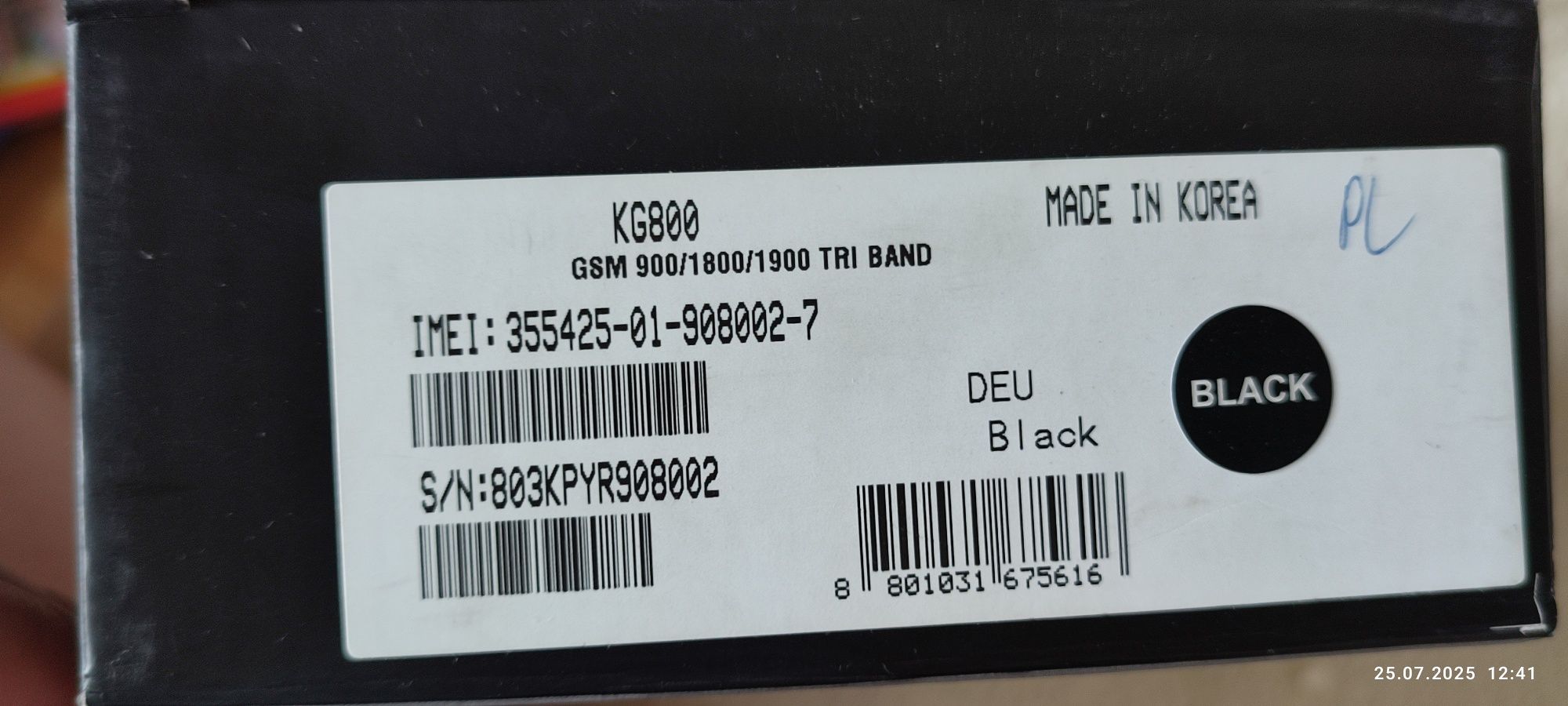 Telefon LG chocolate KC800