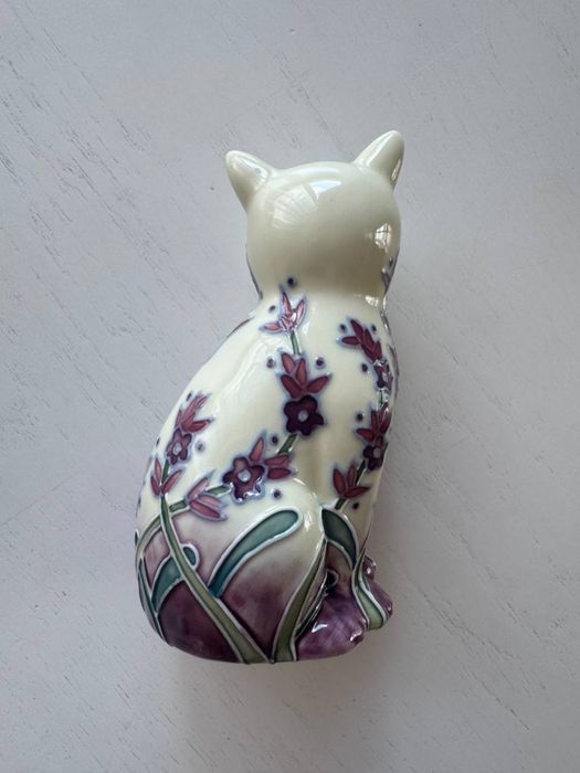 Фарфоровая статуэтка Кошка Pavone, раритетная фигурка Котик