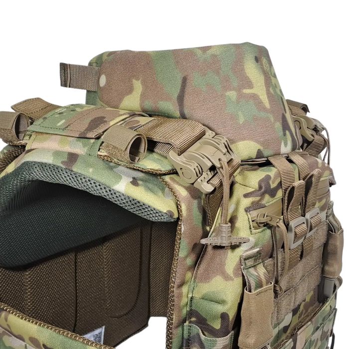 Захист шиї та ключиць 1 клас, захист від уламків на швидкості 680 м/с.