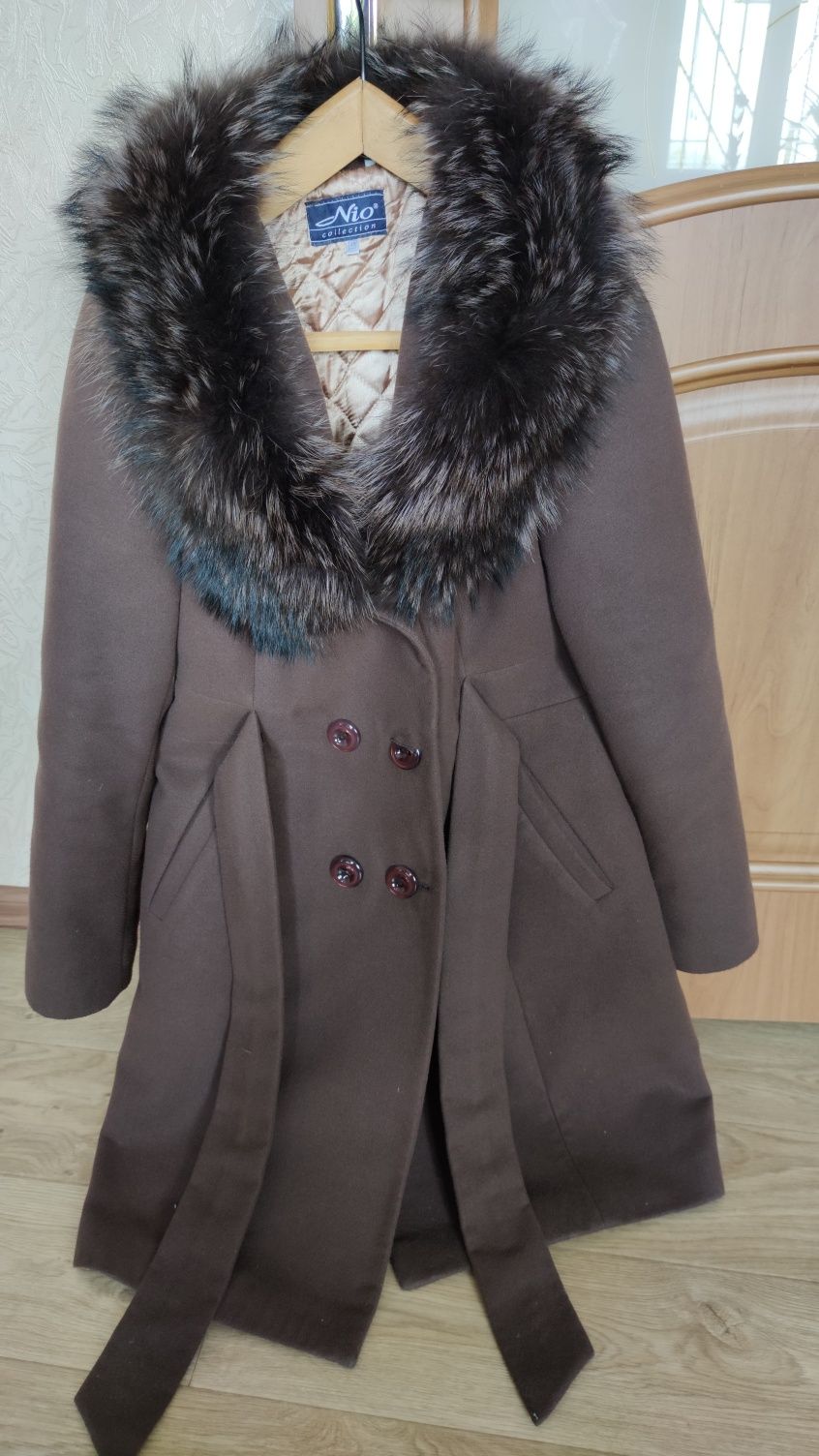 Пальто женское, пальто с мехом, пальто зимнее