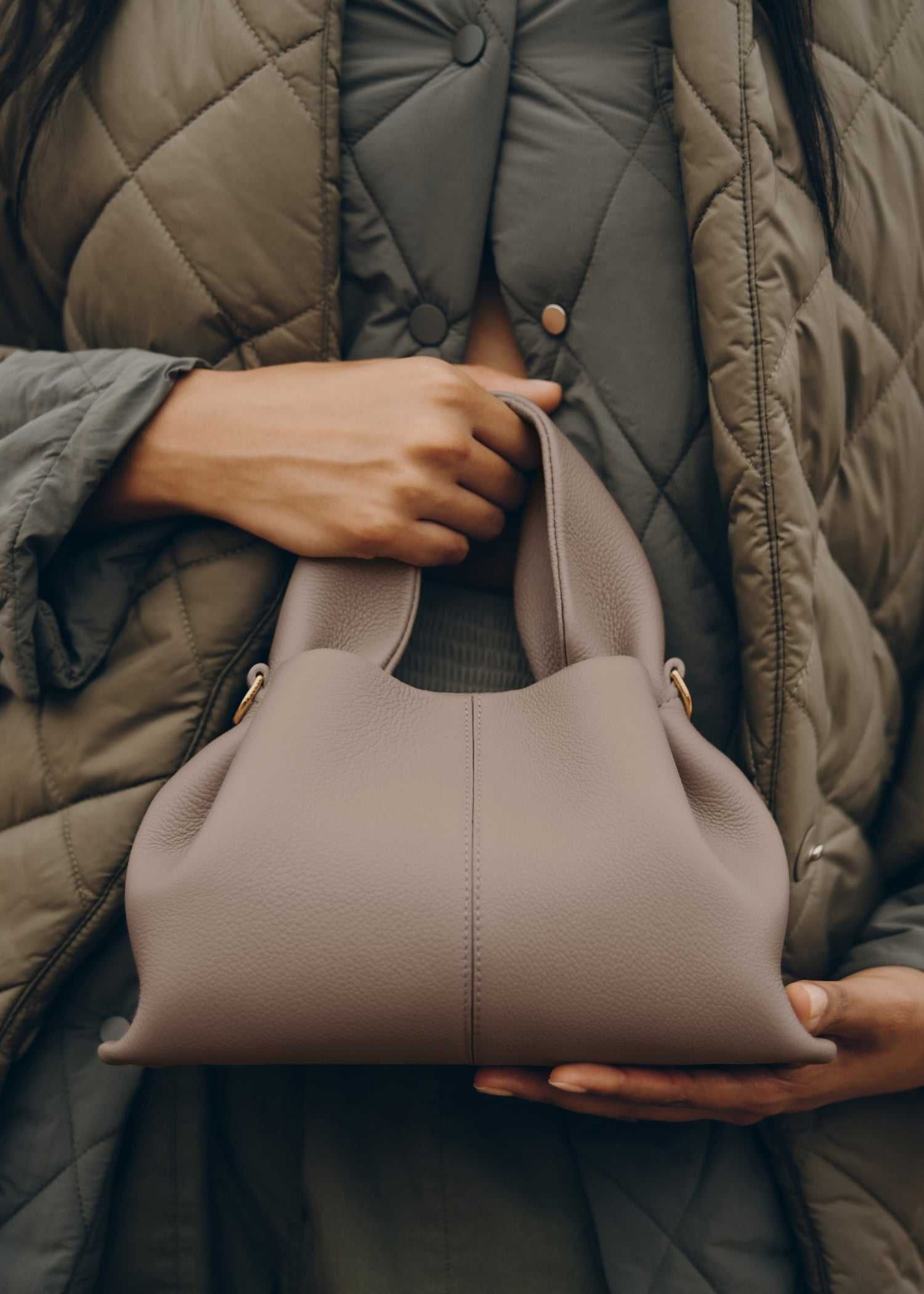 Сумка Polene № 9 Mini Taupe