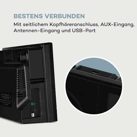 Інтернет-радіо Auna Connect (10034996) DAB+,FM,USB,AUX,CD,будильник