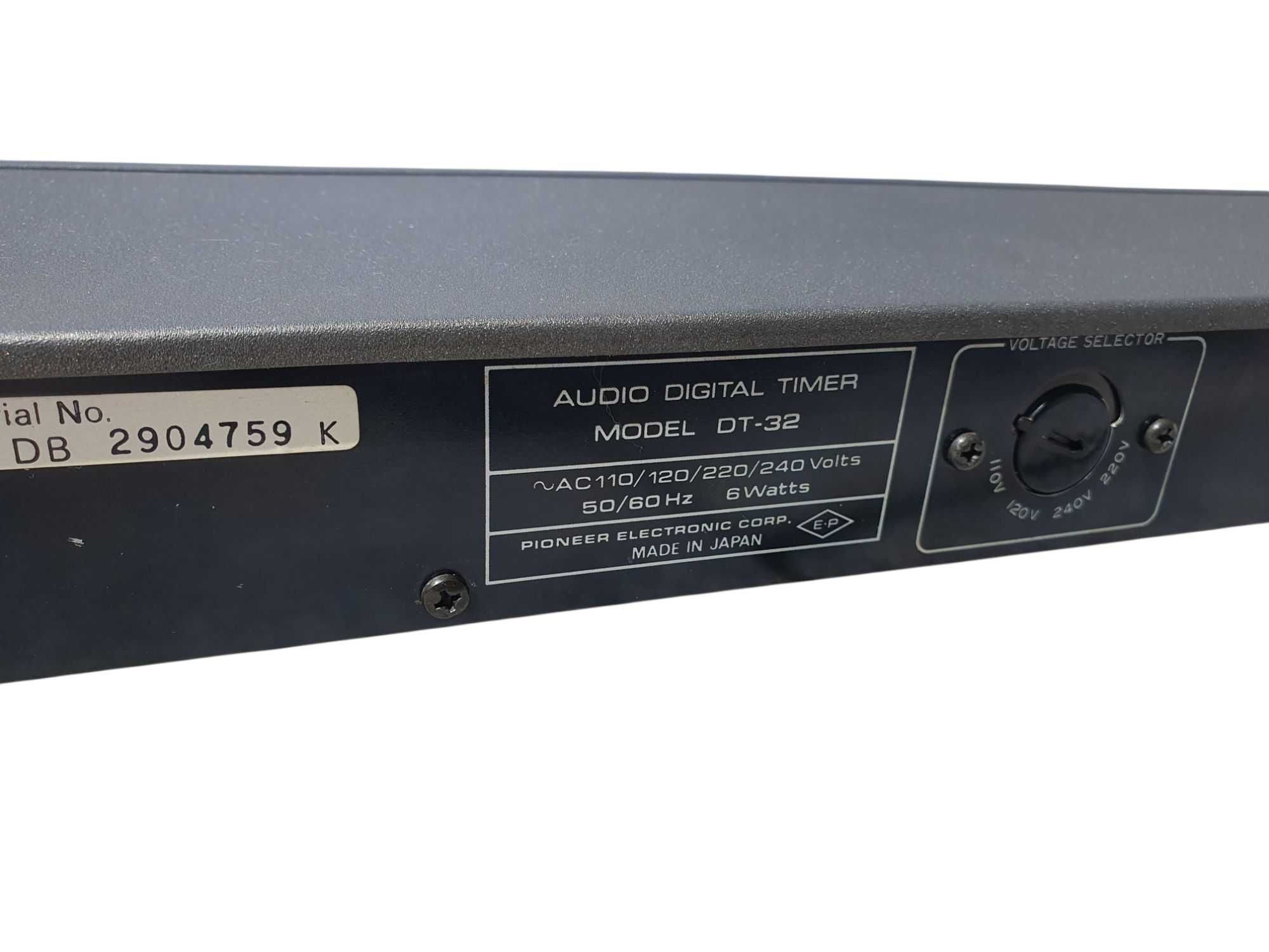 Stary Audio Digital Timer Pioneer DT-32 Made in Japan 80 lata unikat