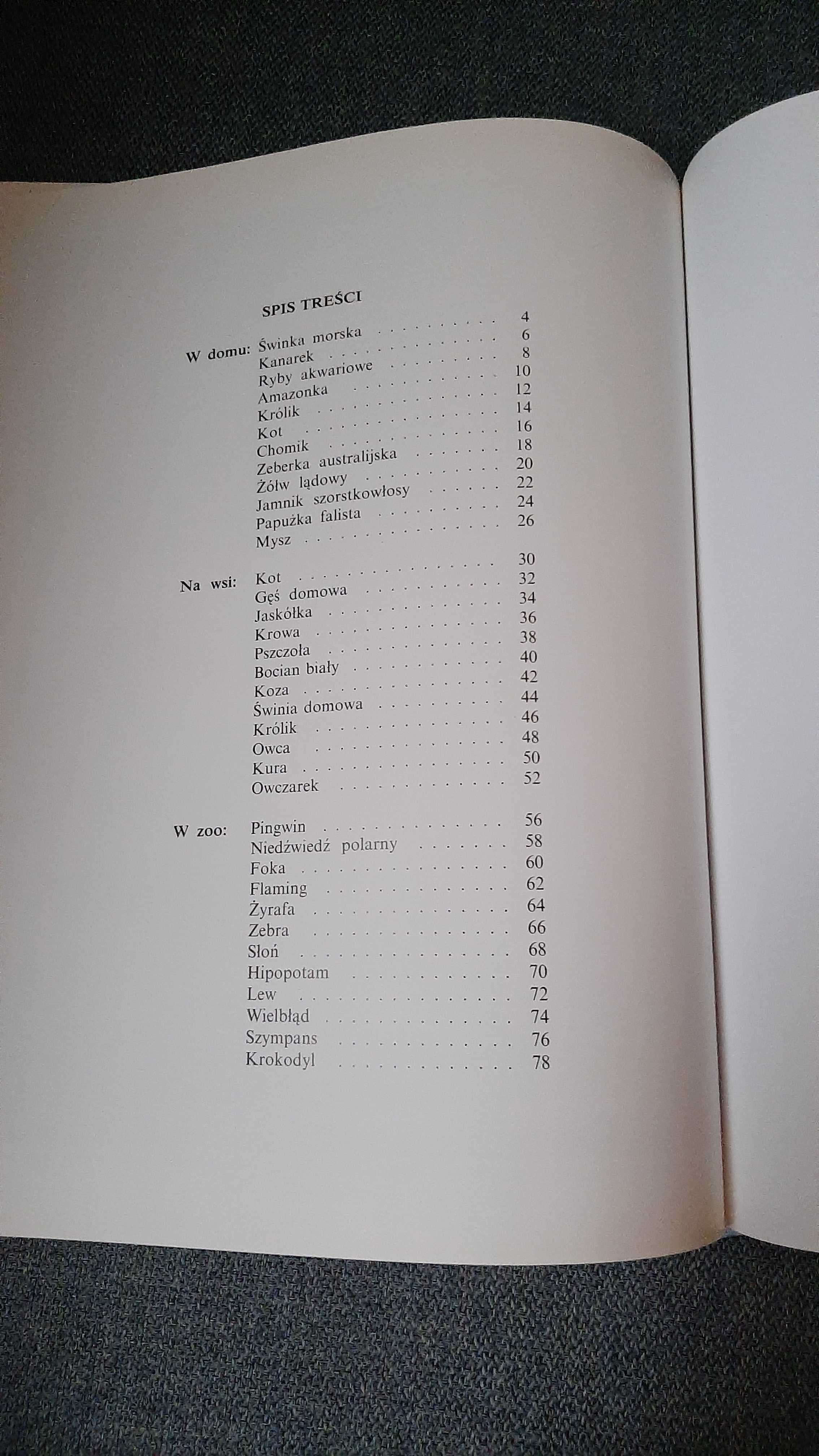 Susanne Riha Spotkania ze zwierzęta wiejskie domowe egzotyczne