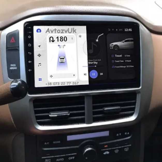 Магнитола Honda PILOT Хонда ПИЛОТ 2 дин GPS USB TV CarPlay Android 13