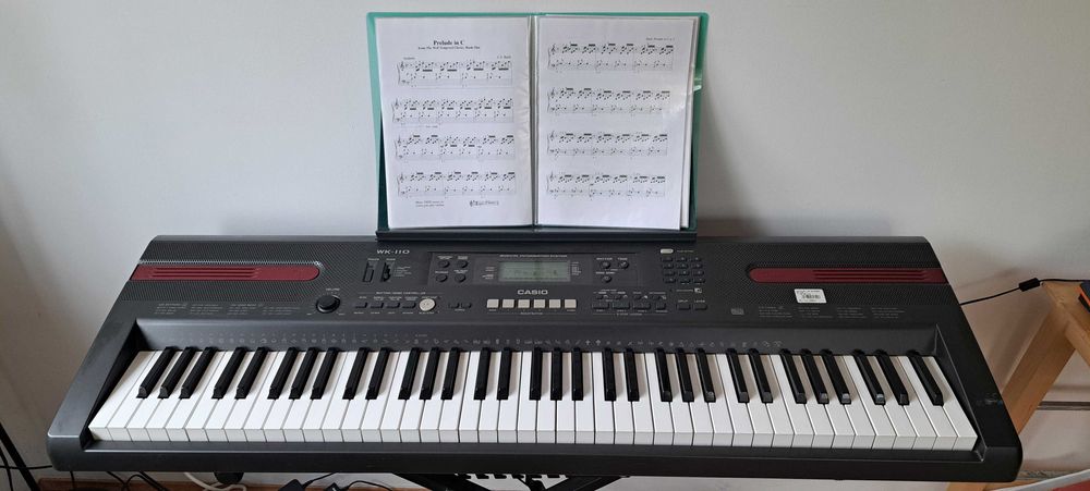 Keyboard CASIO WK-110 + statyw