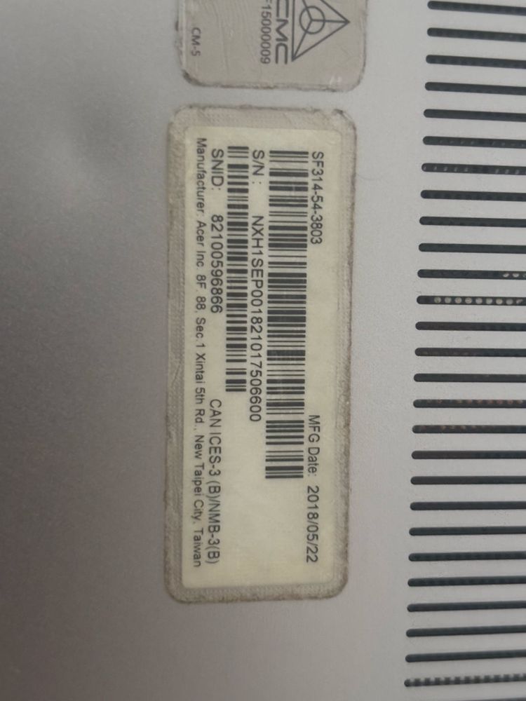 Laptop Acer Swift 3