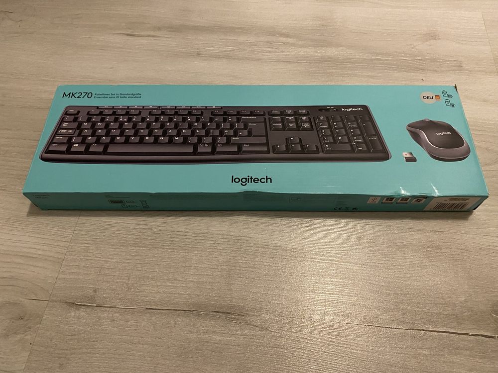 Logitech mk270 (клавіатура + мишка безпровідні)