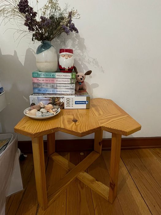 Mesa decoracao em madeira