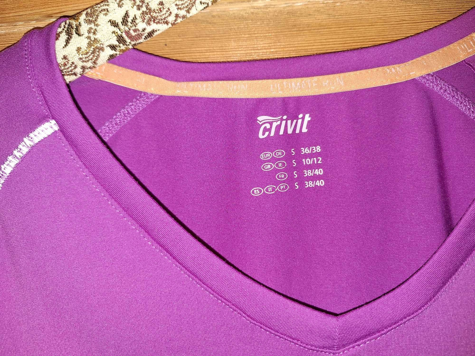 CRIVIT t-shirt sportowy damski różowy roz 36/38