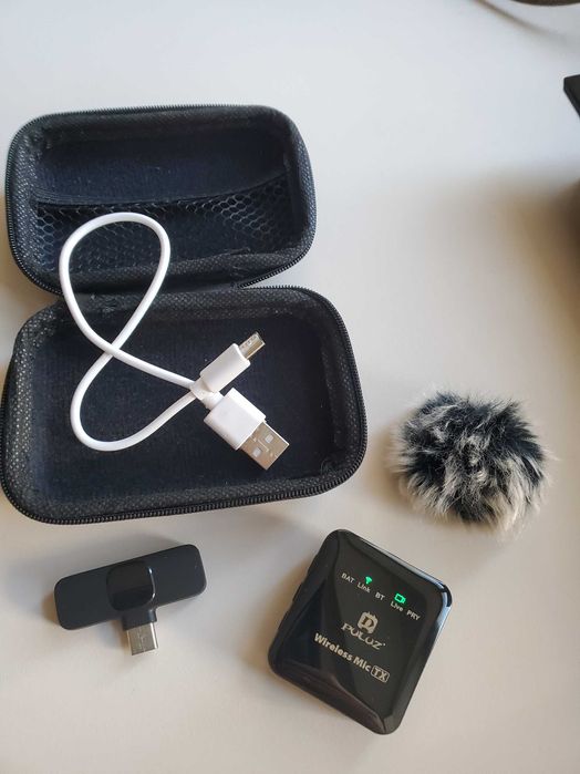 (ANDROID) Беспроводной петличный микрофон Puluz для Android