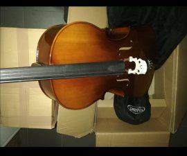 Violoncelo fumado 4/4 - celo novo