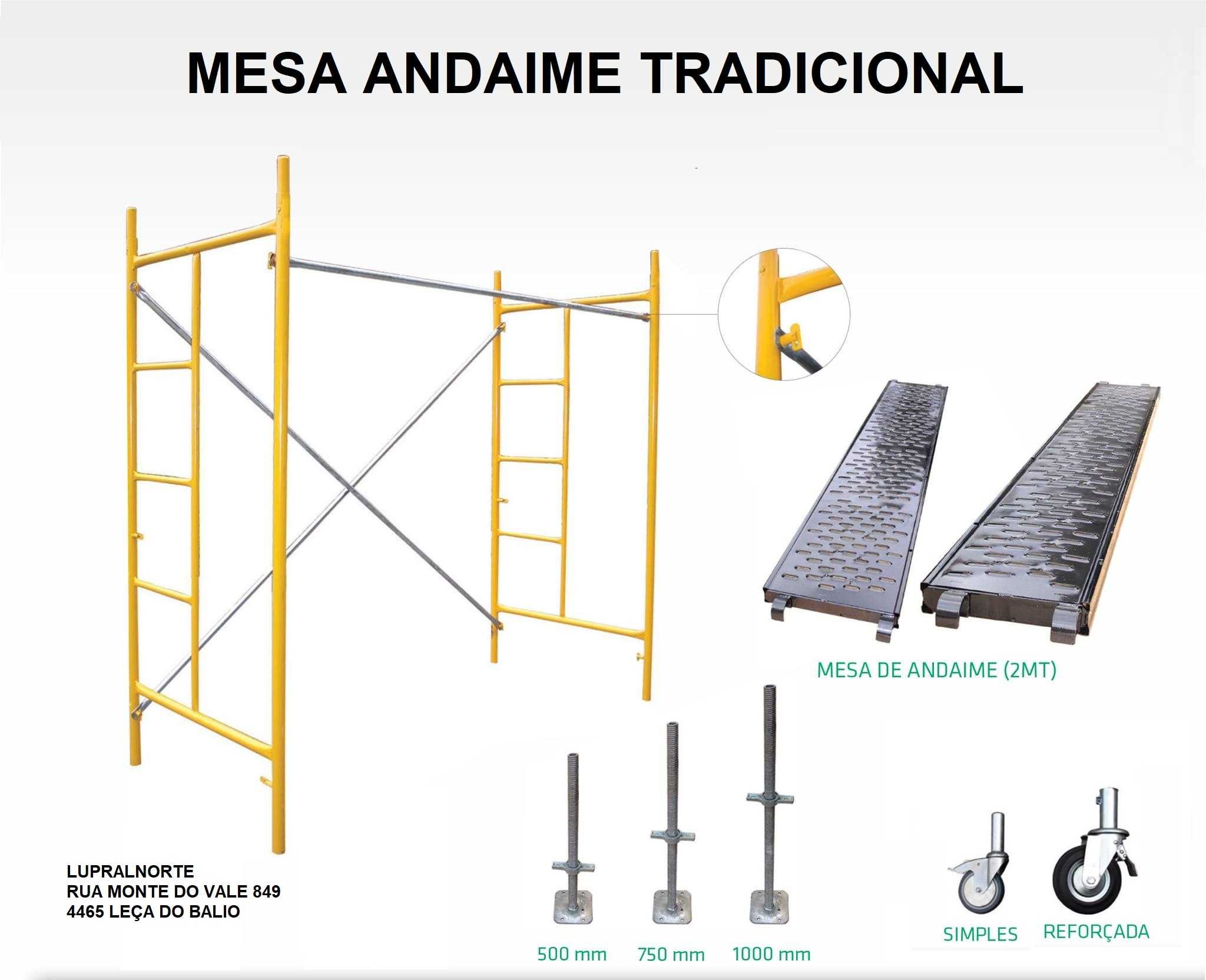 Vendo Mesa andaime completo novo