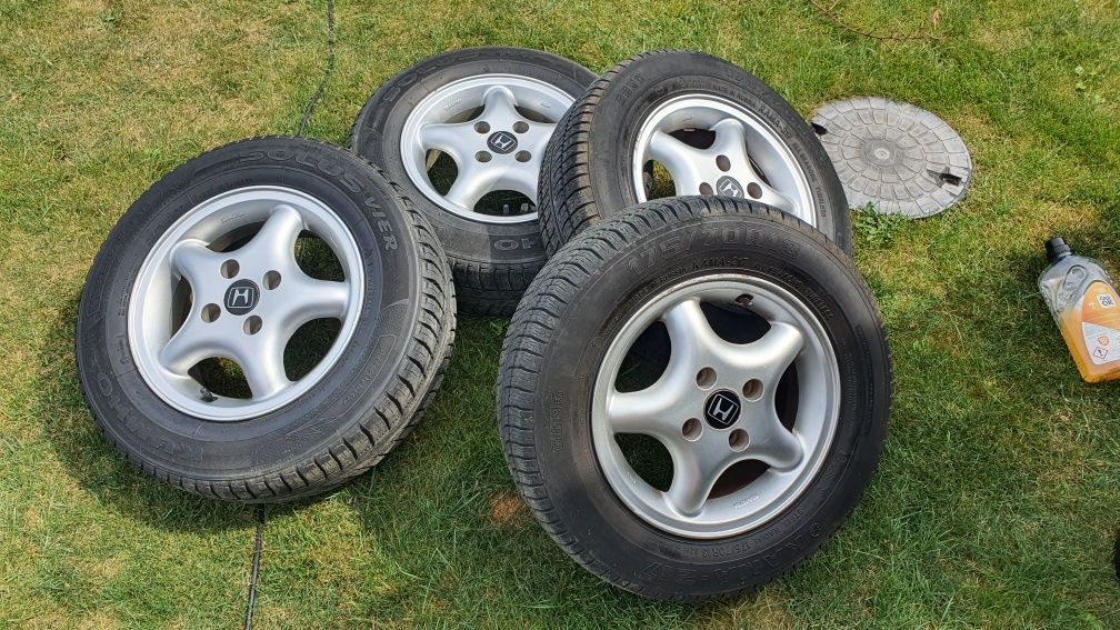 Felgi aluminiowe 4x100 honda civic opony 175/70 R13