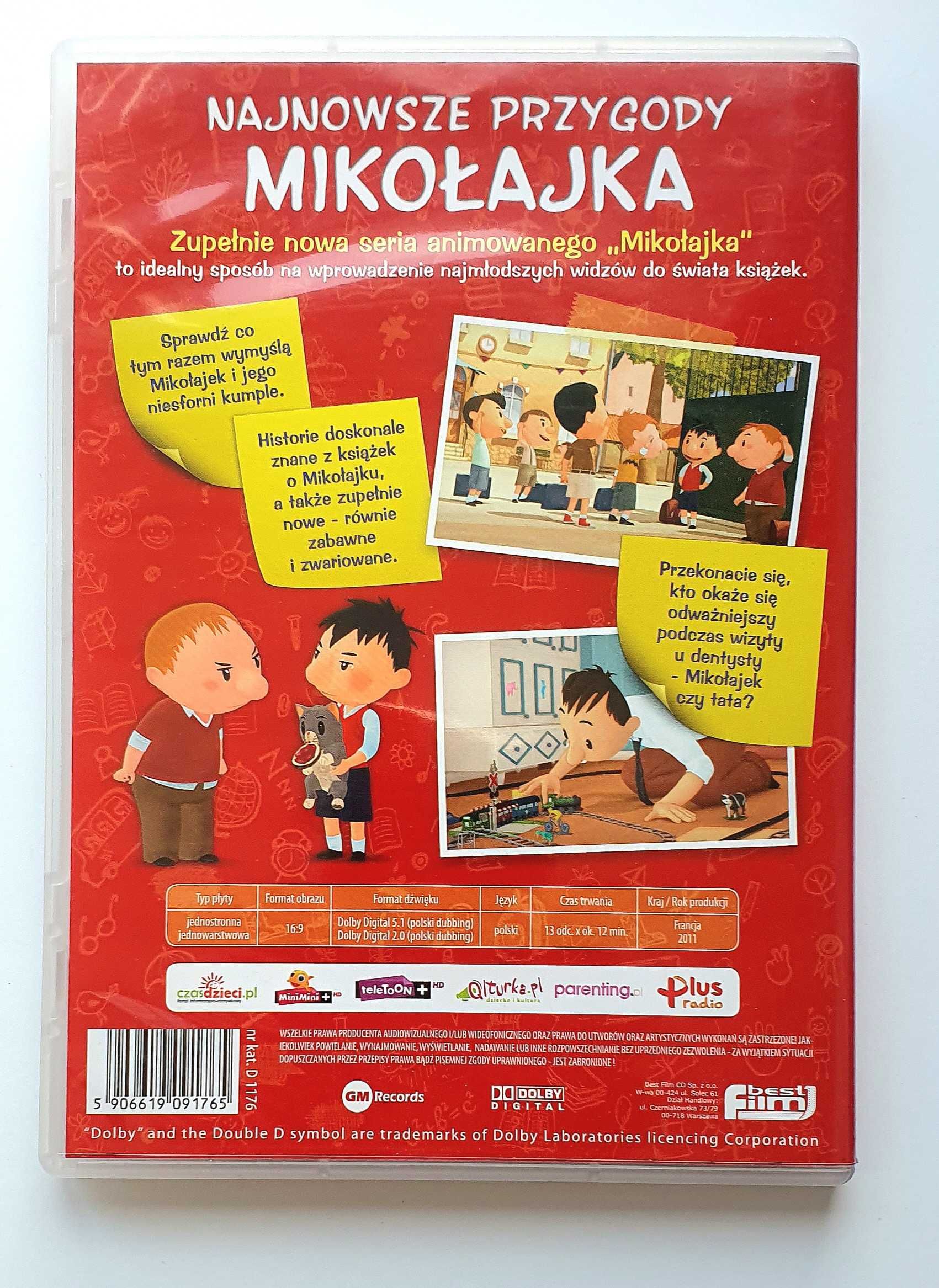 Najnowsze Przygody Mikołajka, film na DVD