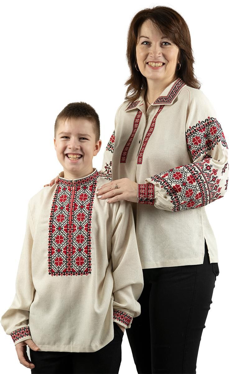 Сімейні комплекти вишиванок, парні вишиванки