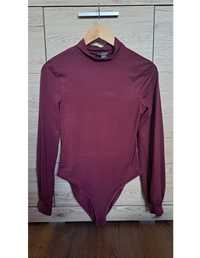 Bordowe body z golfem Primark 38 M