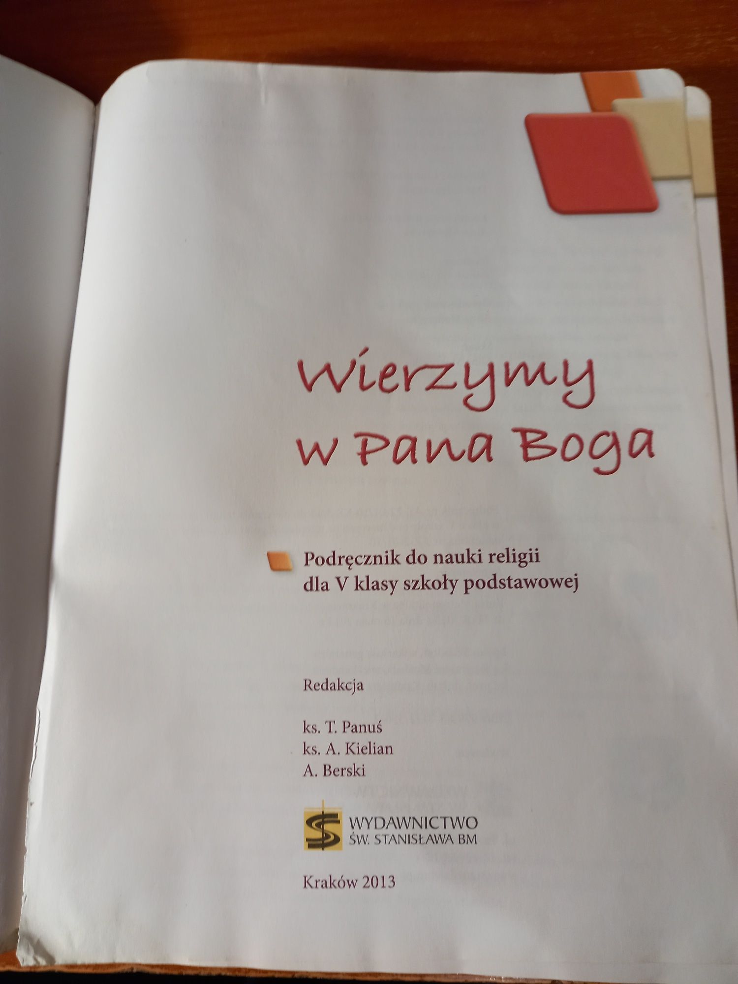 Wierzymy w Pana Boga Katechizm do klasy 5