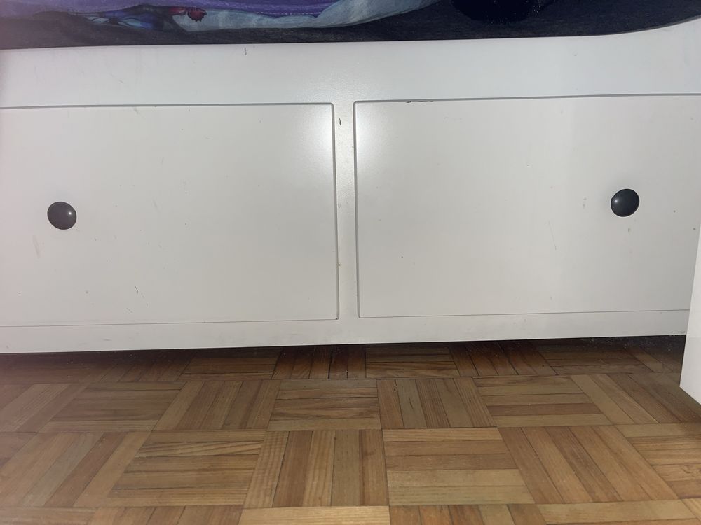 HEMNES Leżanka z 3 szufladami