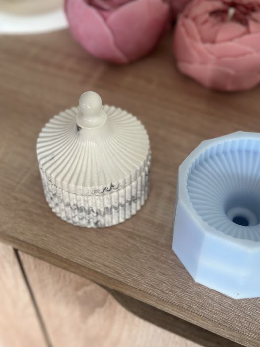 Силіконова форма для гіпсового кашпо