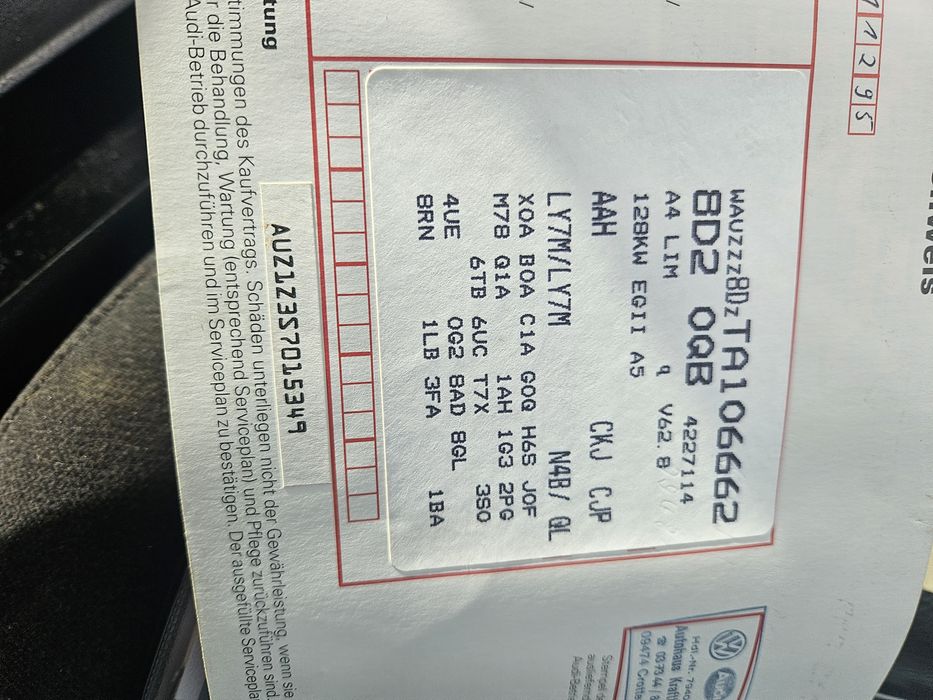 Audi A4 B5 2.8 Quattro