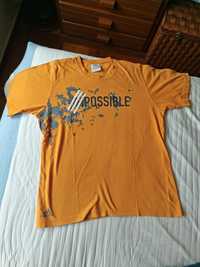 T-shirt laranja Adidas