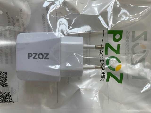 Зарядное устройство Pzoz 10W, 5V, 2,1A, 2 выхода, адаптер