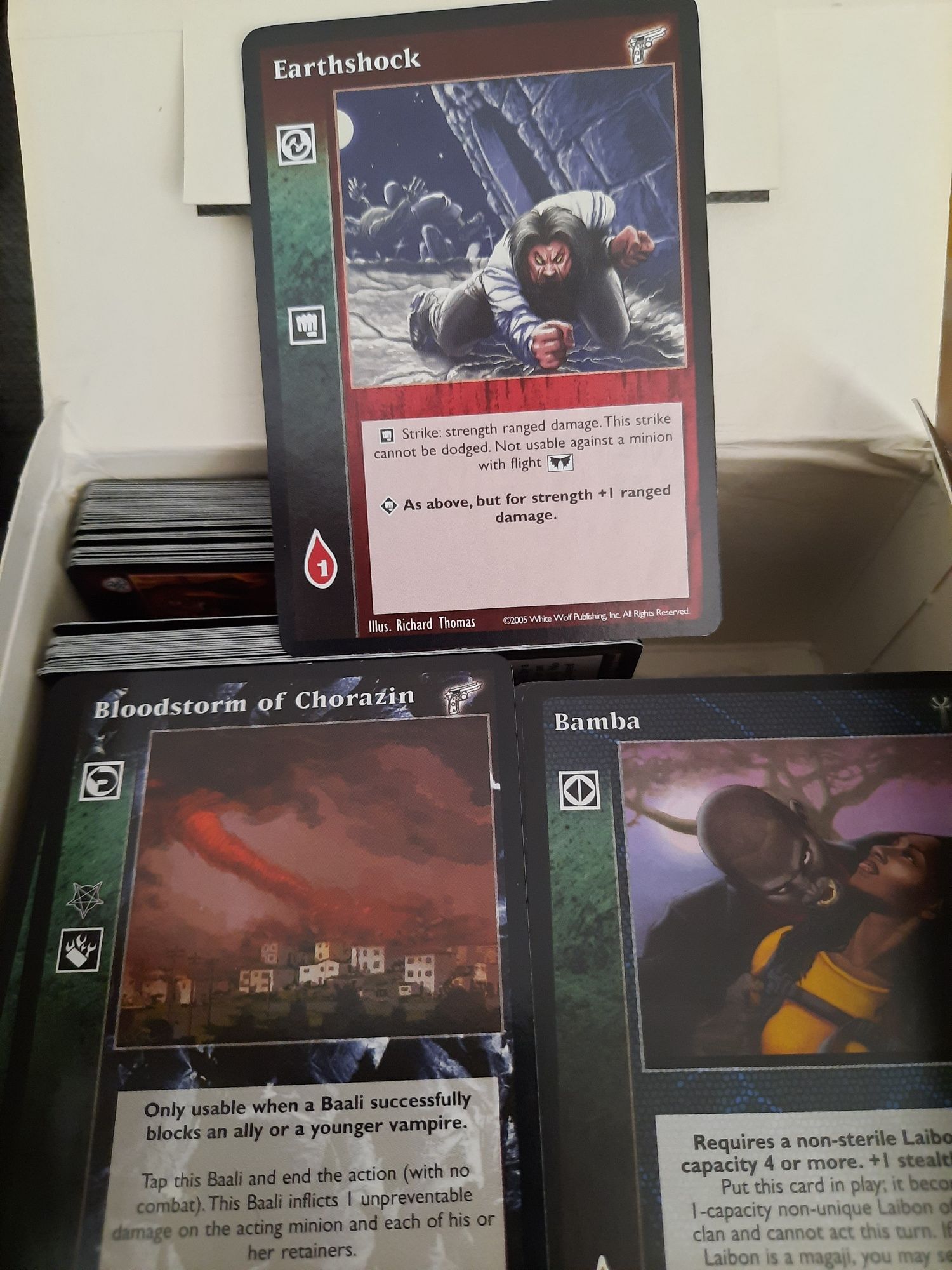 450 kart Vampire the Eternal Struggle VTES