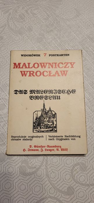 Malowniczy Wrocław 7 widokówek Reprodukcje oryginalnych obrazów malarz