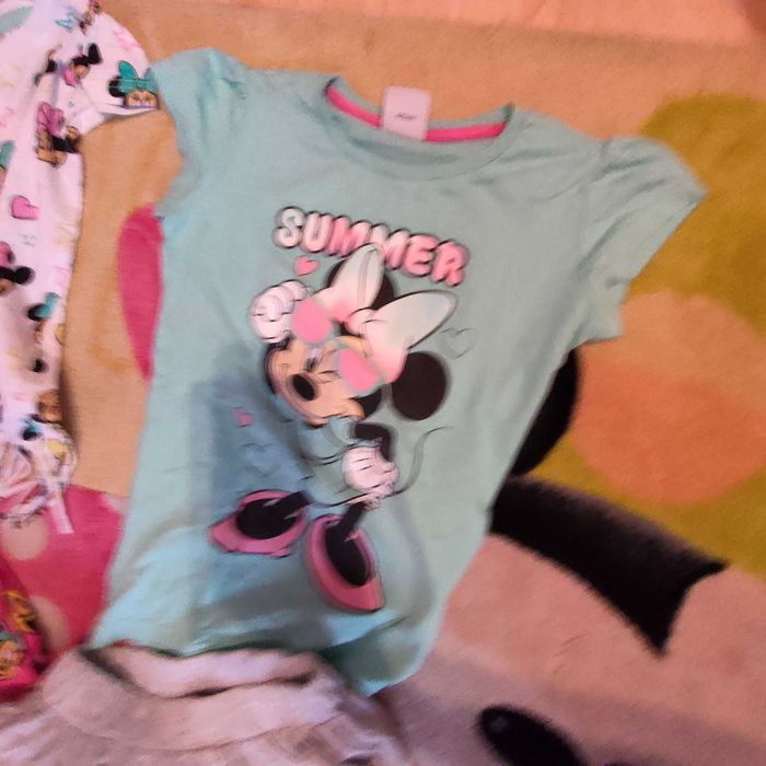 komplety dziewczęce myszka minnie   kombinezon