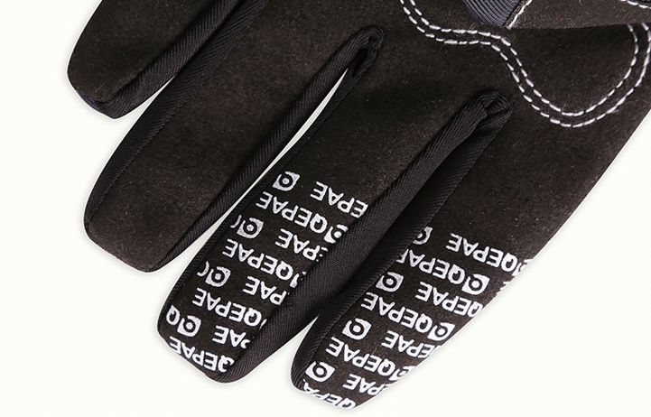 2021 Вело перчатки полный палец "кости/скелет" QEPEA осень/весна