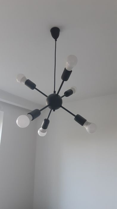 Lampa żyrandol z zarowkami