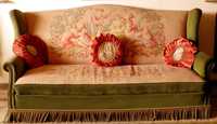 Conjunto sofás tapeçarias originais belgas gobelin