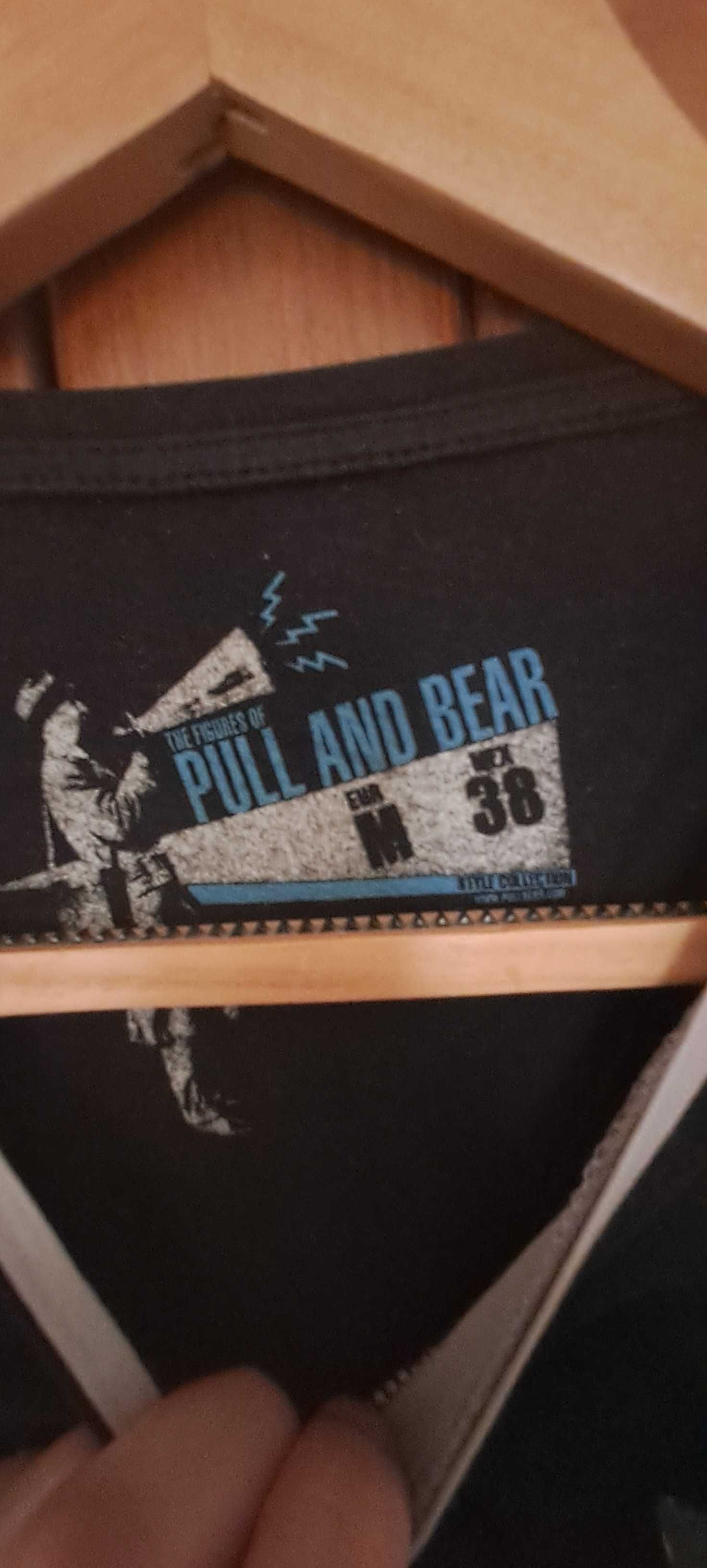 Sweatshirt preta Pull&Bear