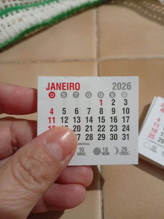Calendários 2026