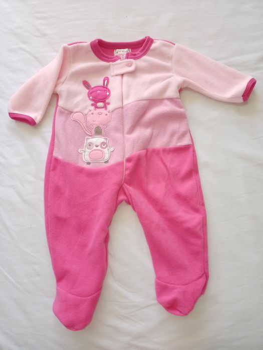Pajacyk niemowlęcy 6-12 miesięcy 74 cm Early Days dla dziewczynki róż