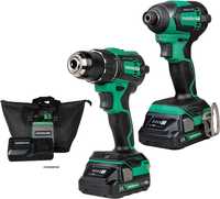 Набір безщіткових  шурупокрутів 18В (2 х 2.0Аг) Metabo HPT KC18DEXQB