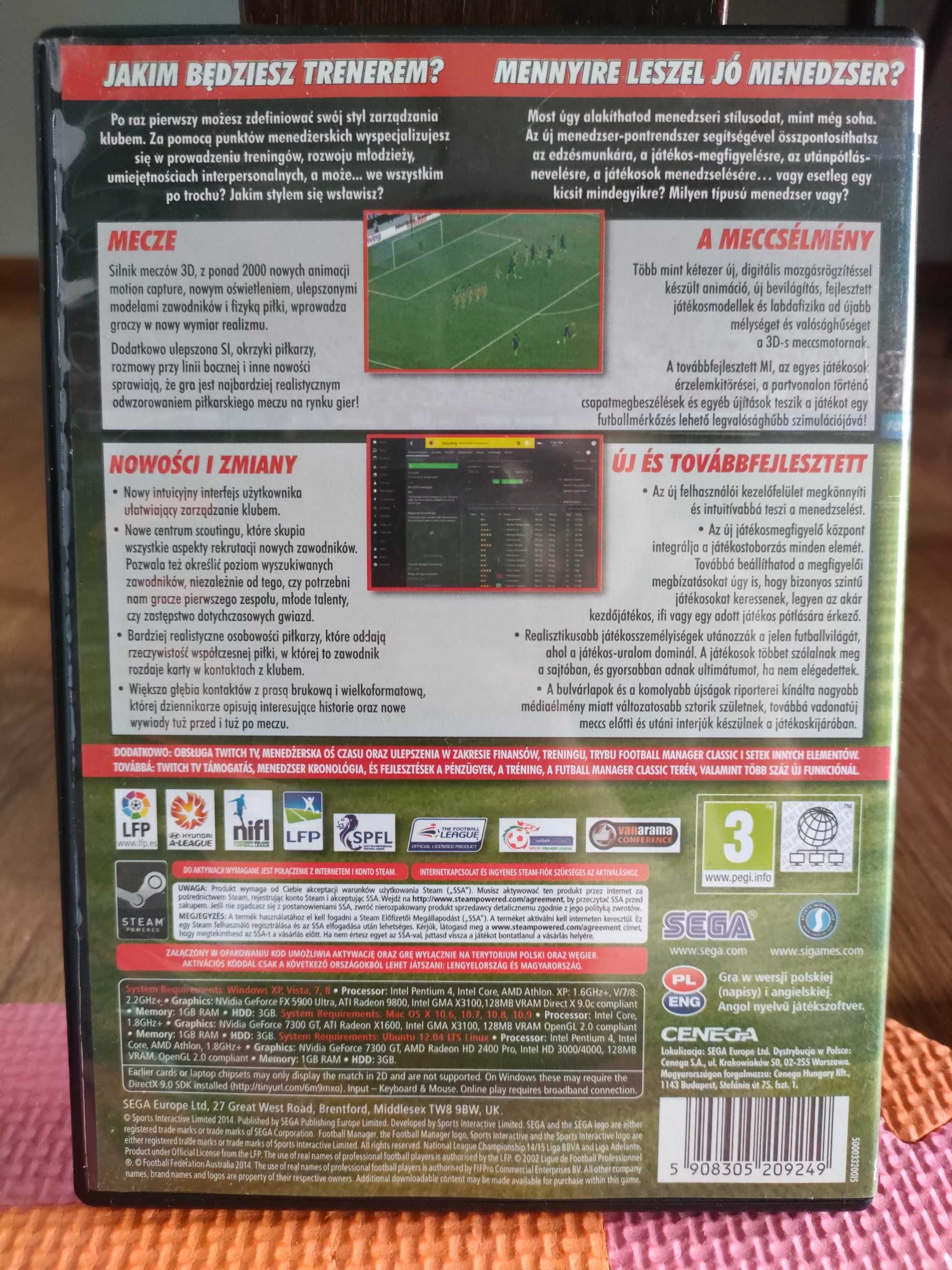 Gra Football Manager 2015