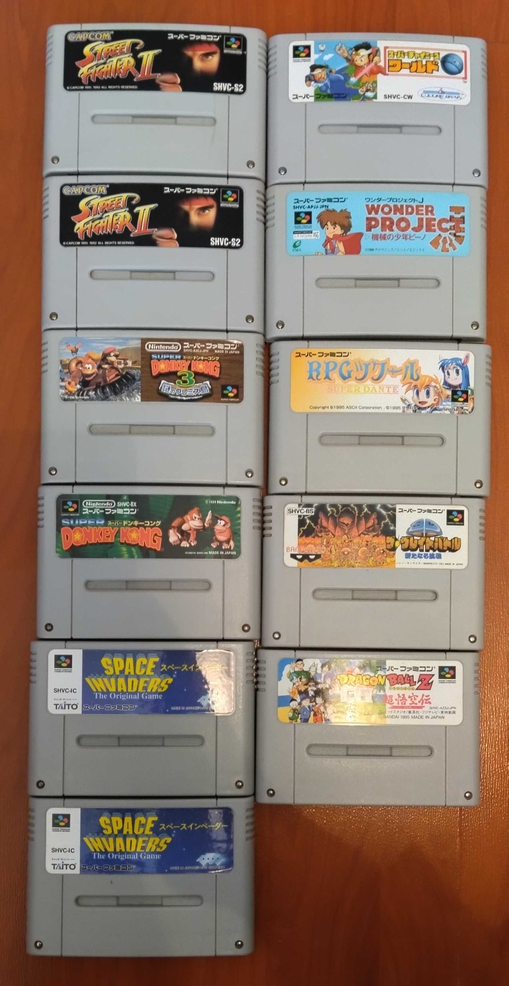 Super Famicom, SNES, Donkey Kong, Street Fighter