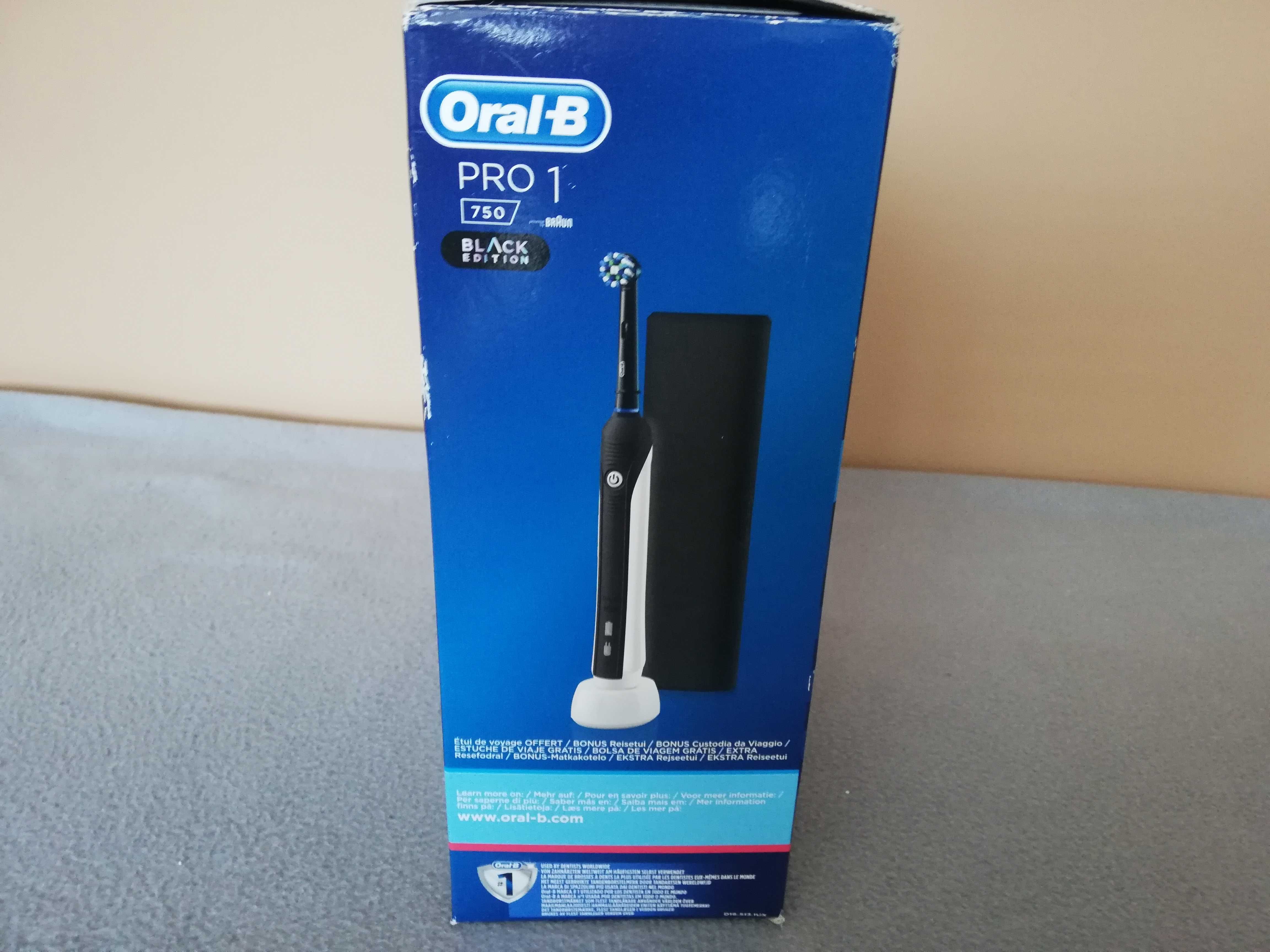 Szczoteczka elektryczna Oral-B PRO 1 750 Czarna