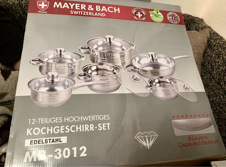 Набір посуду MAYER & BACH MB-3012 Кастрюлі