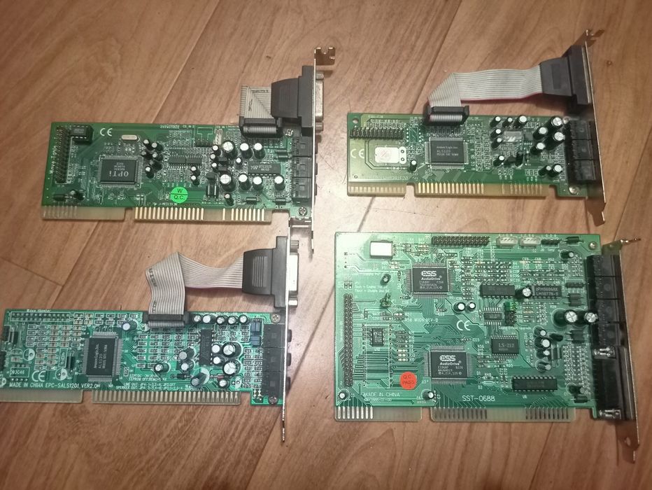 звукові ISA,сетеві відео карти agp